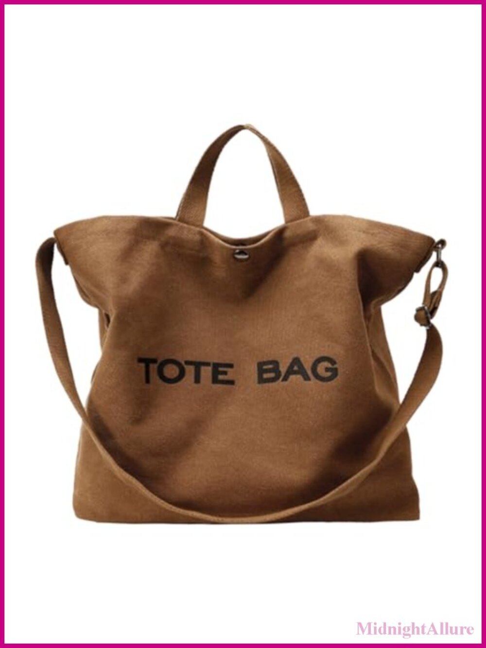 Canvas Tote Bag Large Crossbody Top Handle Shoulder Bag Travel Purse